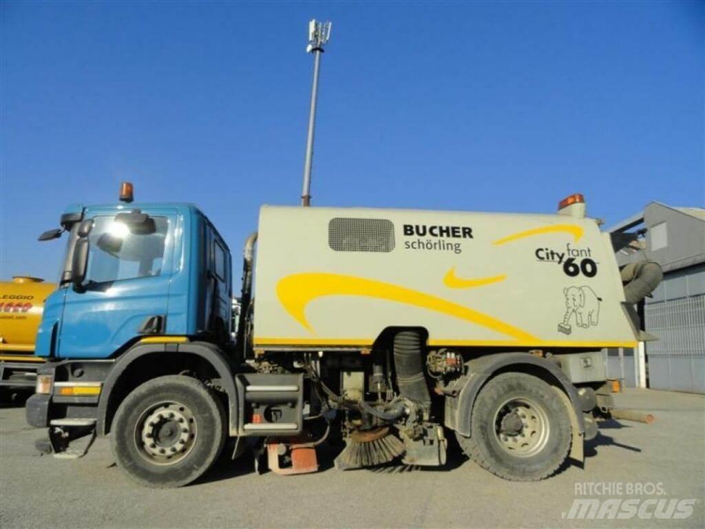 Scania P 230 Bucher Уборочные машины