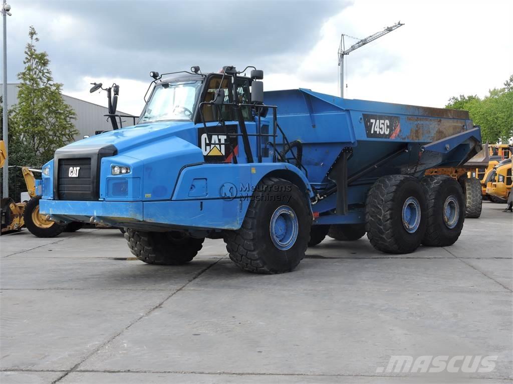 CAT 745C TAILGATE Шарнирно-сочленённые самосвалы