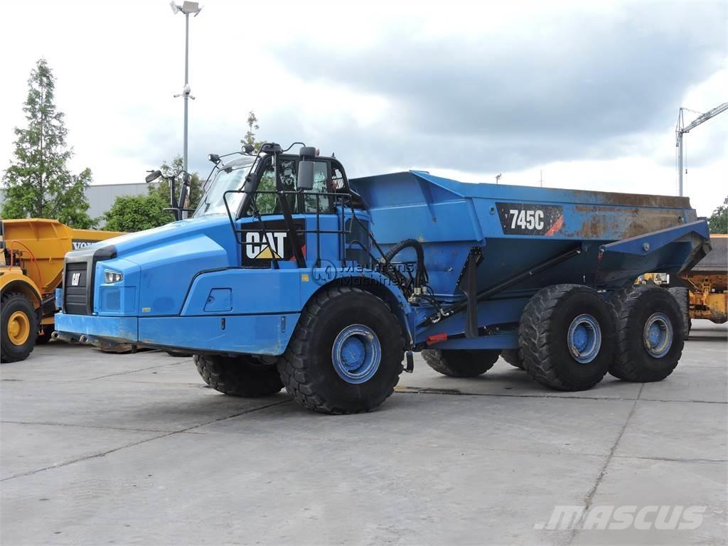 CAT 745C TAILGATE Шарнирно-сочленённые самосвалы