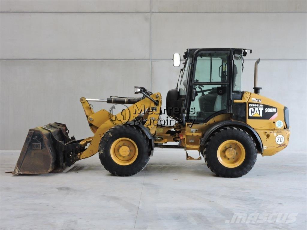 CAT 908M + FORK Фронтальные погрузчики