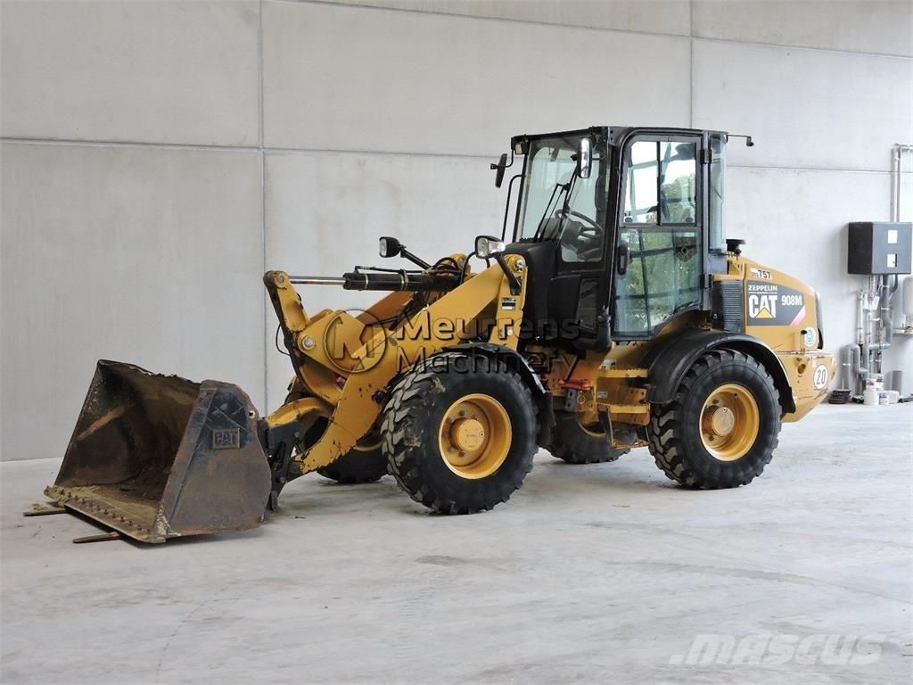 CAT 908M + FORK Фронтальные погрузчики