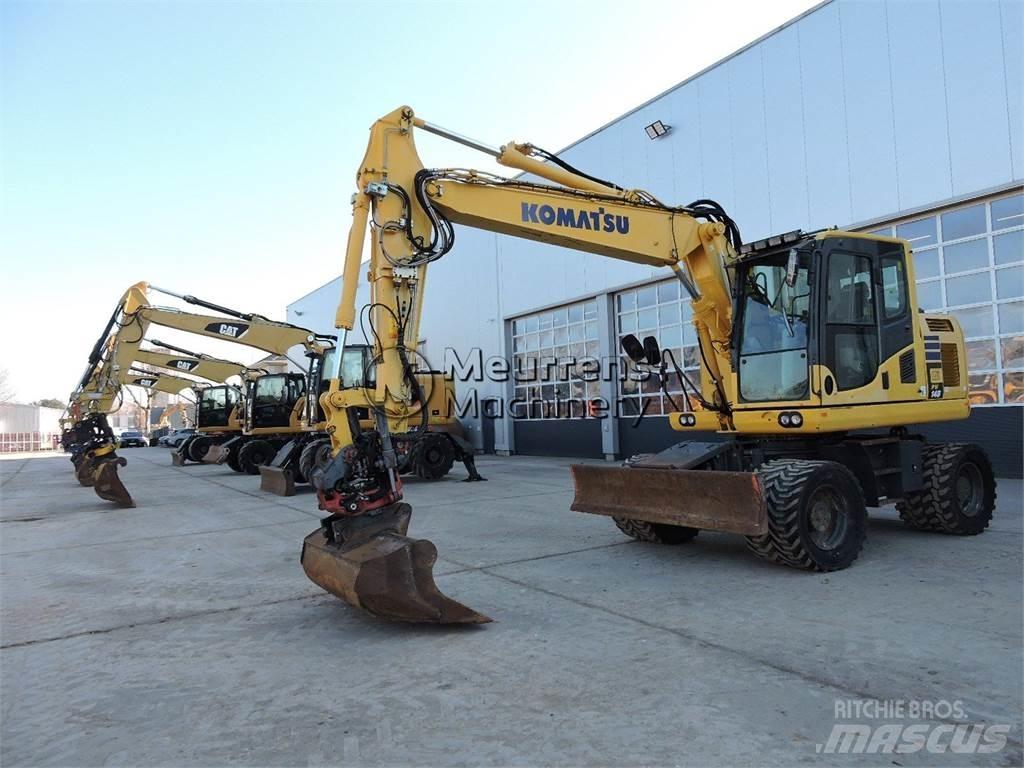 Komatsu PW148 Колёсные экскаваторы