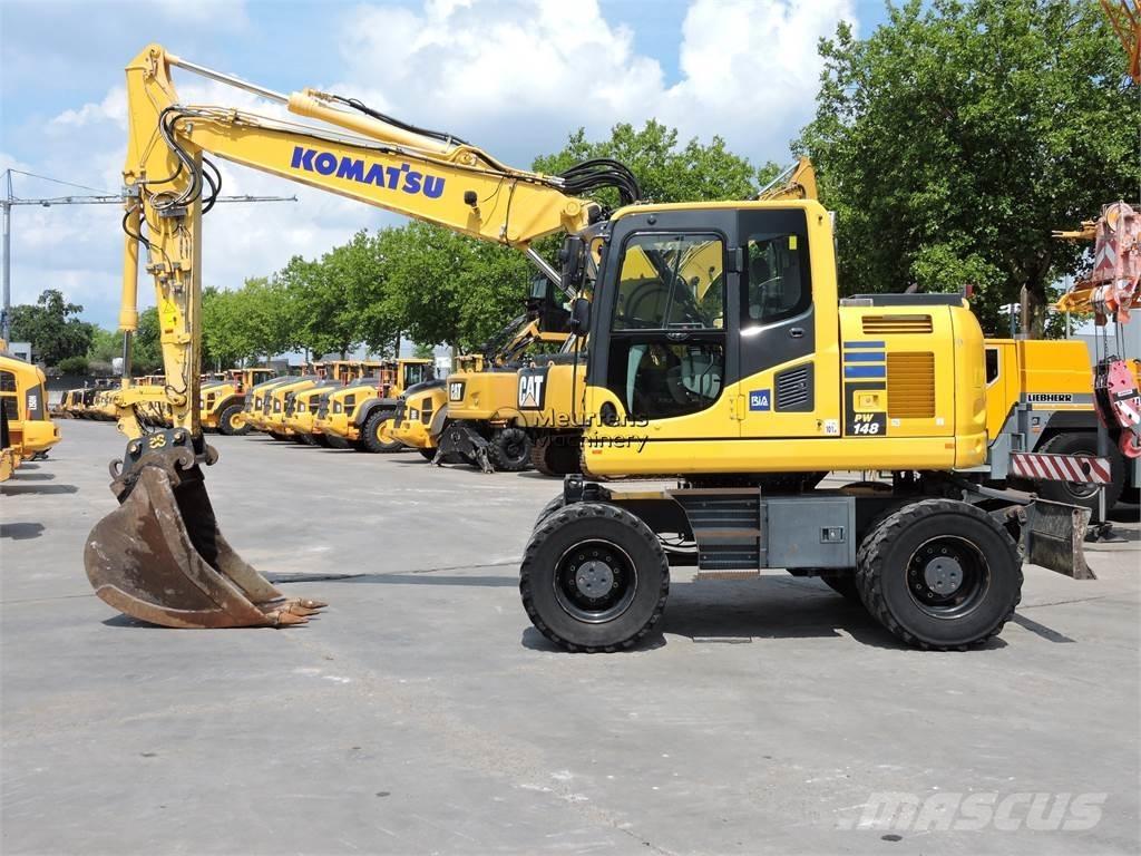 Komatsu PW148 Колёсные экскаваторы