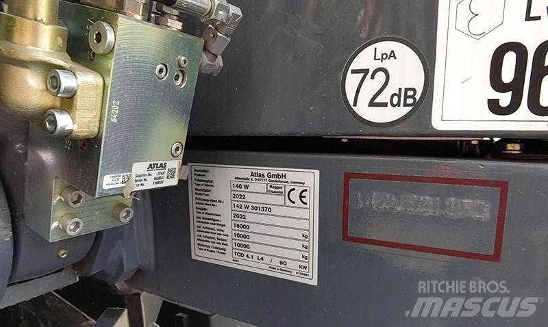 Atlas 140 W Колёсные экскаваторы