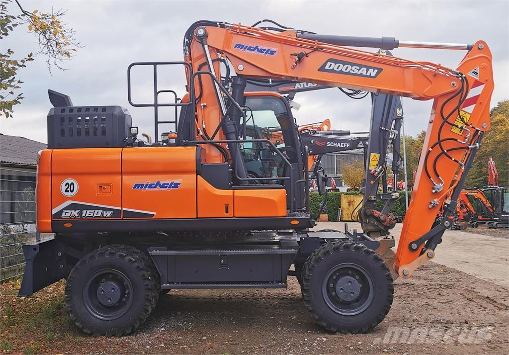 Doosan DX 160 W-7 Колёсные экскаваторы