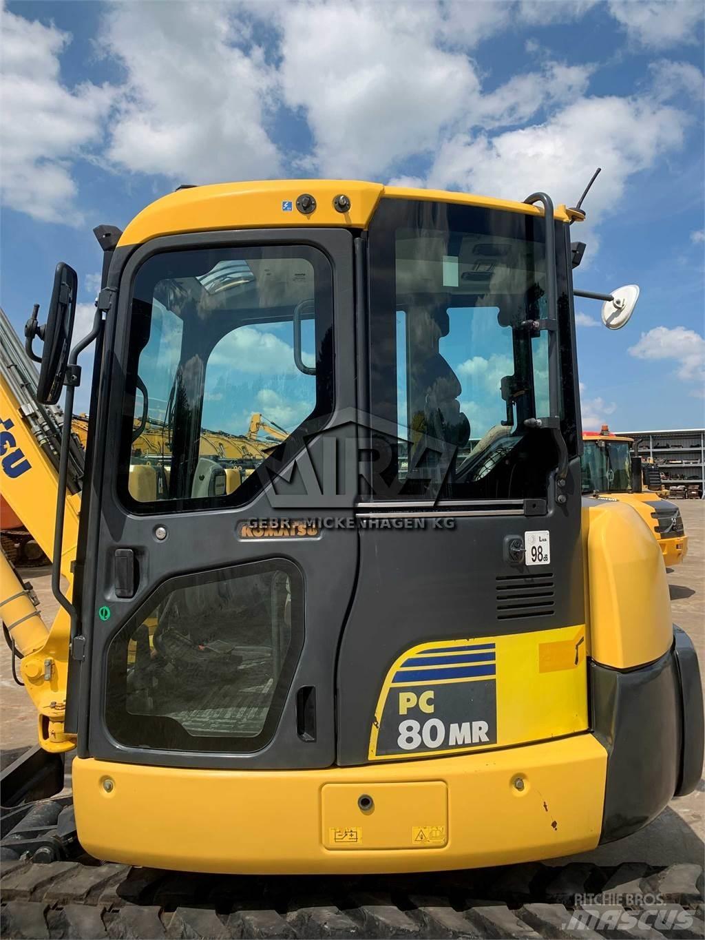 Komatsu PC80 MR-3 Мини-экскаваторы