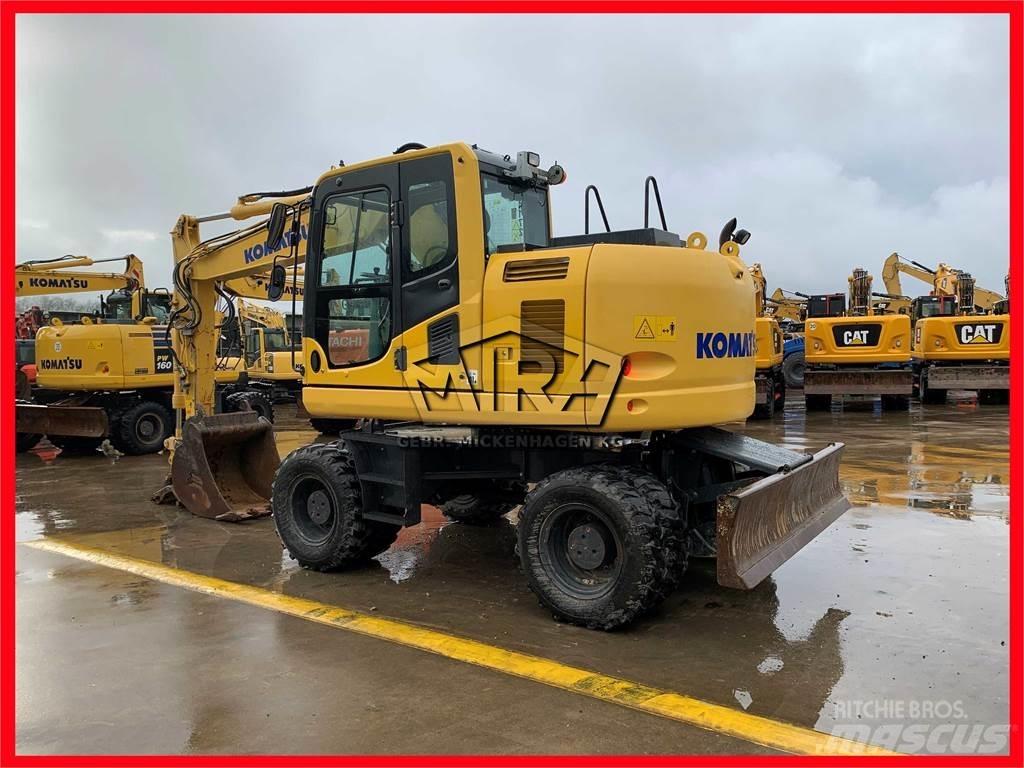Komatsu PW148-10 Колёсные экскаваторы