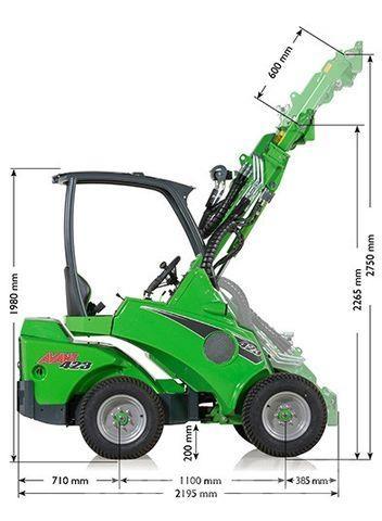 Avant Tecno 423 Фронтальные погрузчики