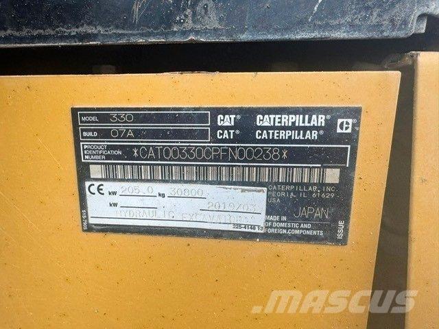 CAT 330 Next Gen Гусеничные экскаваторы