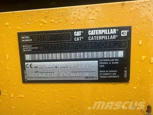 CAT M318F Колёсные экскаваторы