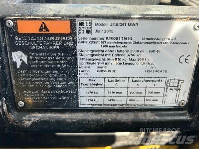 Hyster J2.0XNT MWB Электропогрузчики