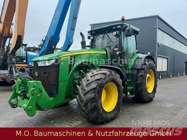 John Deere 8370 R Трактора с фронтальным погрузчиком