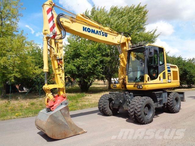 Komatsu PW 160-10 Колёсные экскаваторы