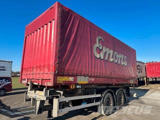 Krone 7,45 Edscha Тентованные грузовики