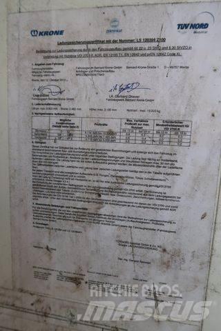 Krone ZZ Тентованные прицепы