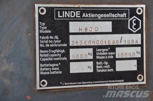Linde H60D / Duplex Дизельные погрузчики