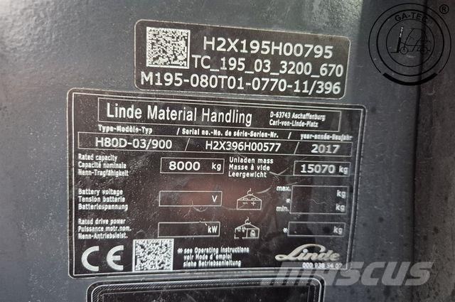 Linde H80D-03/900 Дизельные погрузчики