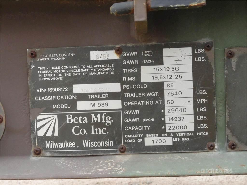 Beta M989 Прочие прицепы