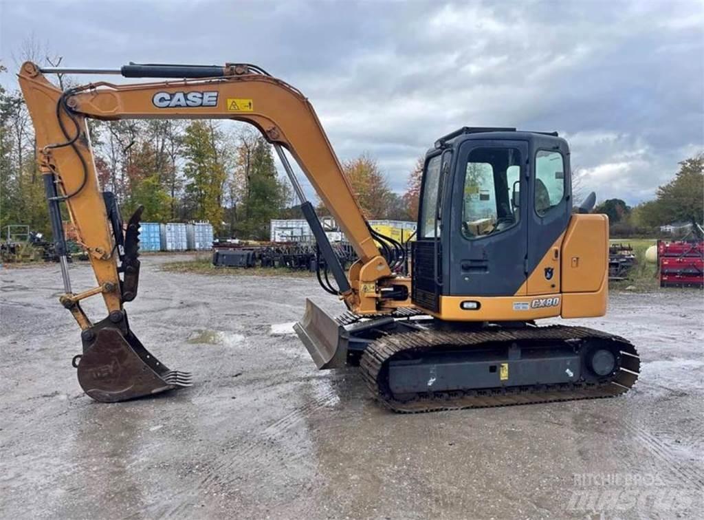 CASE CX80 Мини-экскаваторы