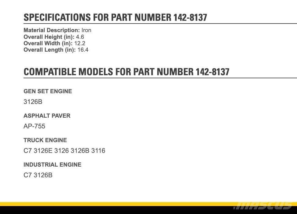 CAT 3126 Коммерческий транспорт - Другие