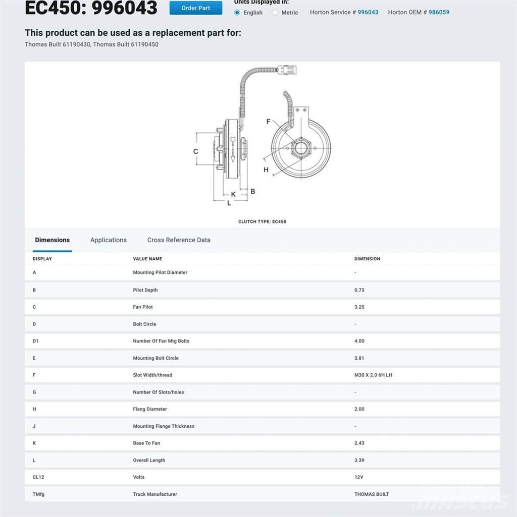 CAT 3126 Коммерческий транспорт - Другие