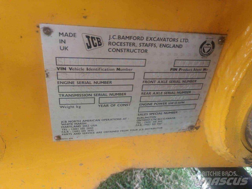 JCB 407 Фронтальные погрузчики
