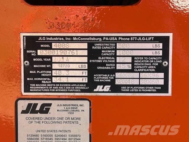 JLG 400S Разные подъемники и вышки