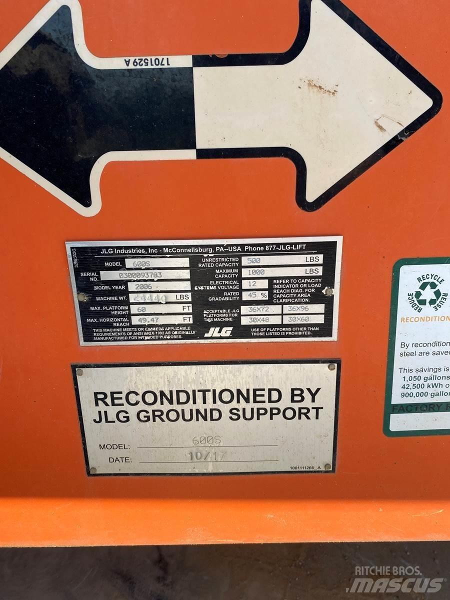 JLG 600S Телескопические подъемники