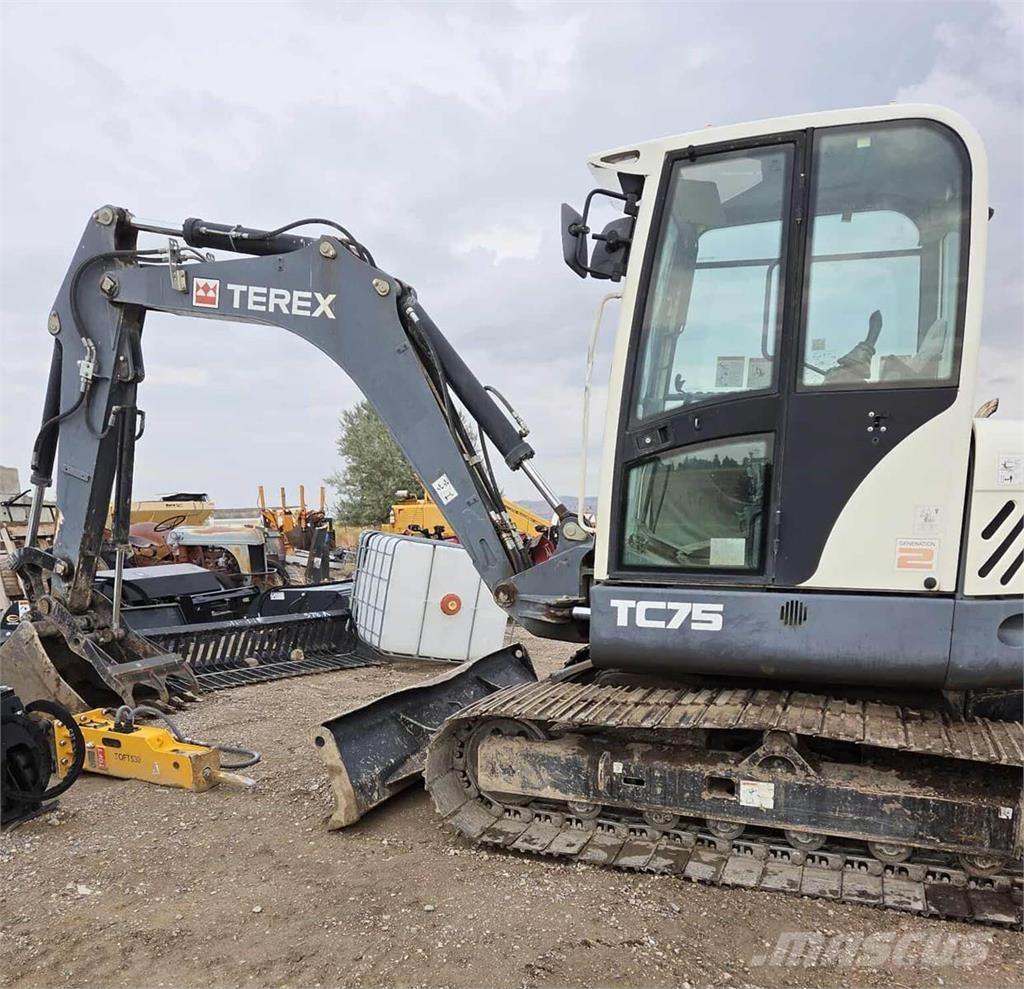 Terex TC75 Гусеничные экскаваторы