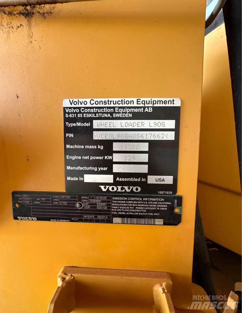 Volvo L90G Фронтальные погрузчики