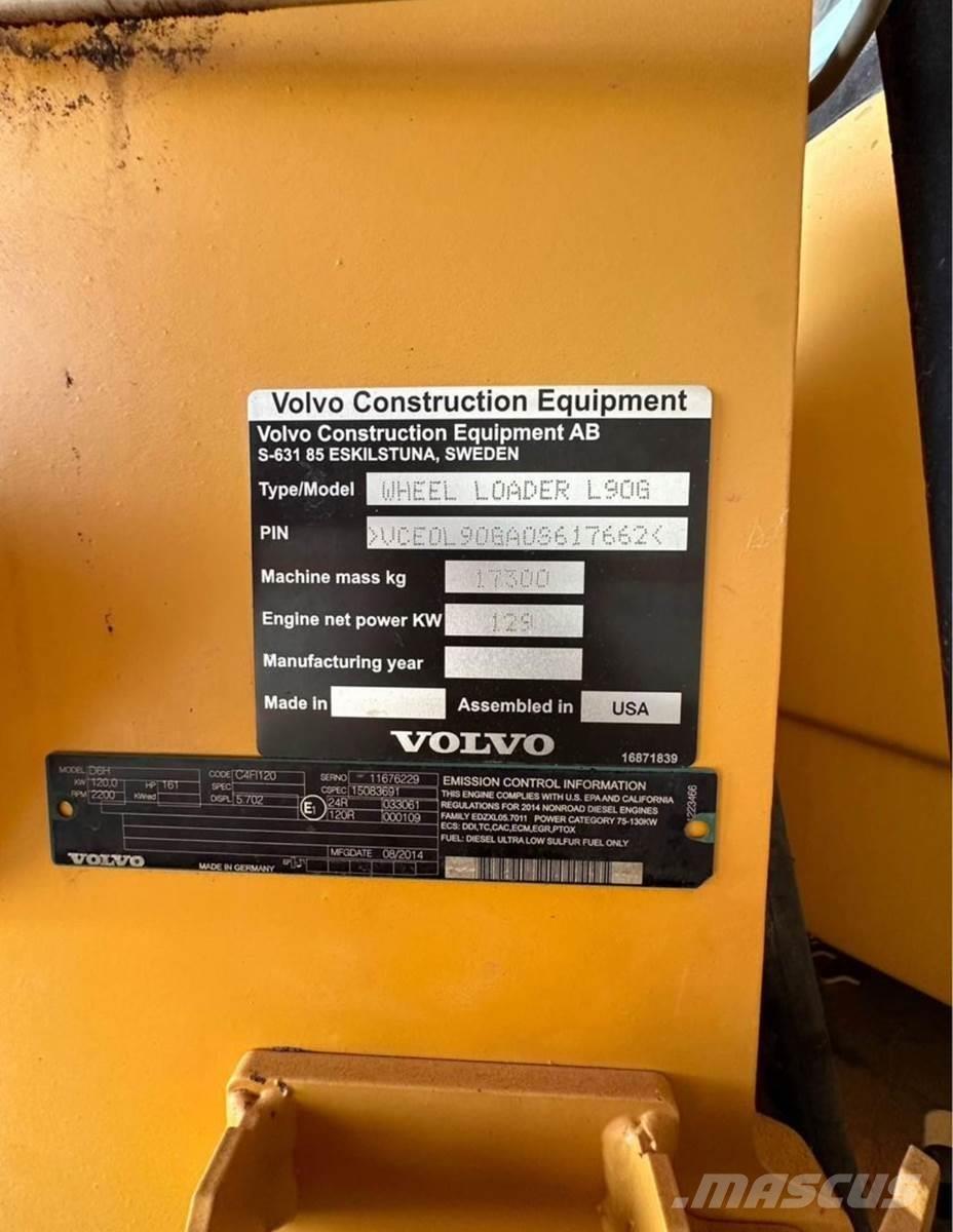 Volvo L90G Фронтальные погрузчики