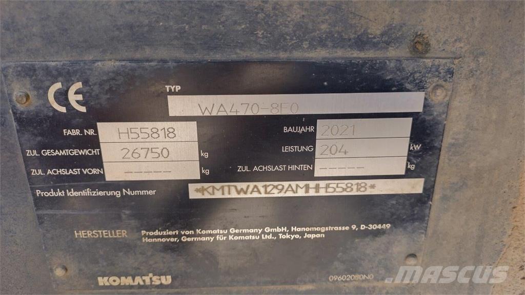 Komatsu WA 470-8 Фронтальные погрузчики