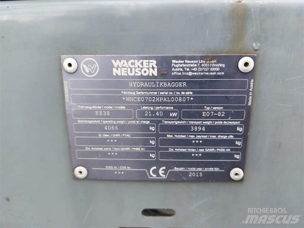 Wacker Neuson EZ38 Гусеничные экскаваторы