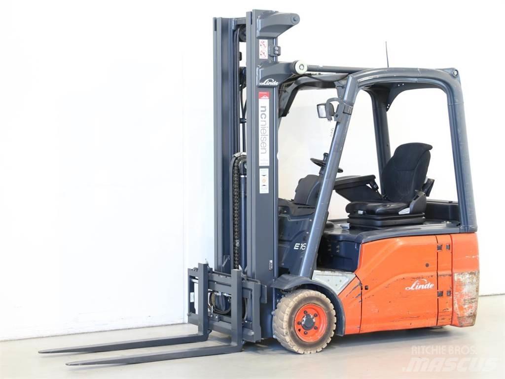 Linde E16/386-01 Электропогрузчики