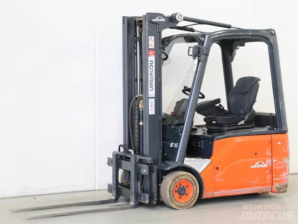 Linde E16/386-01 Электропогрузчики