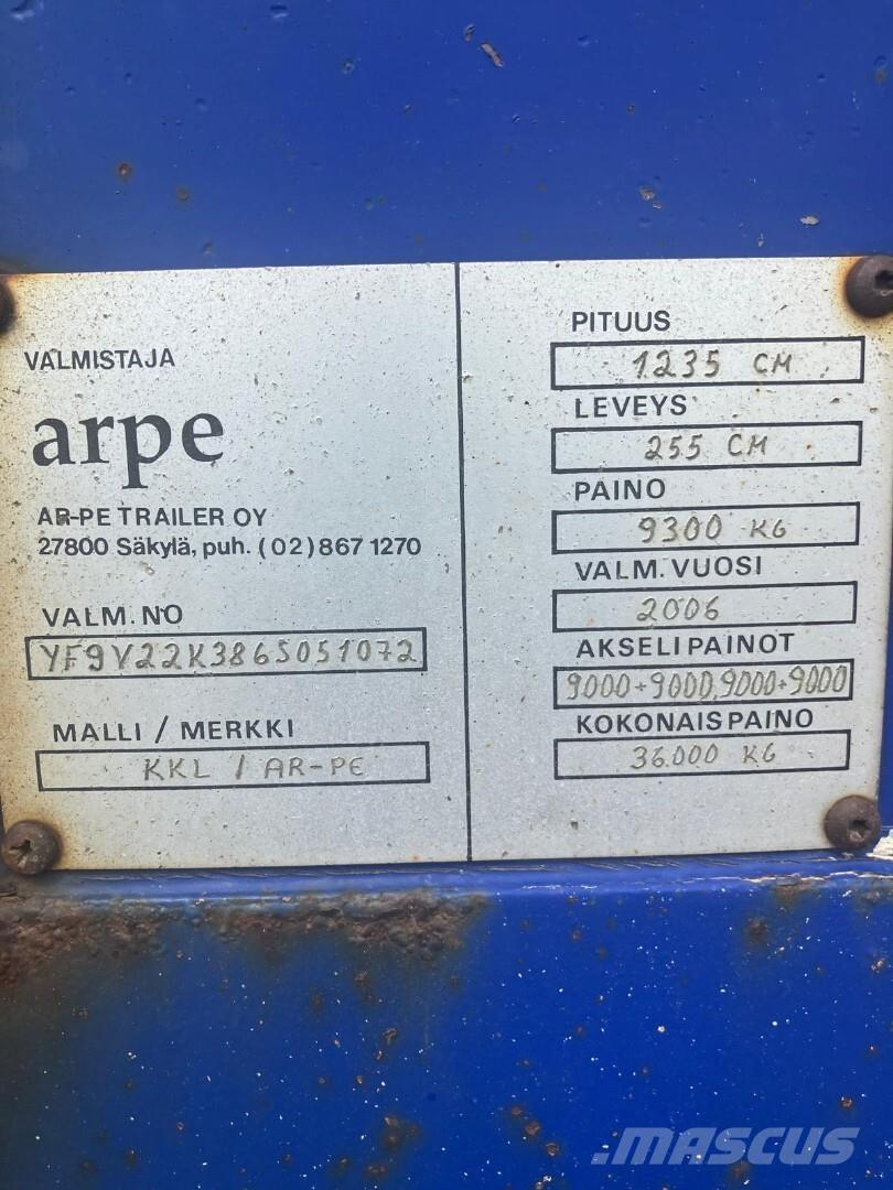 AR-PE KKL Тентованные прицепы