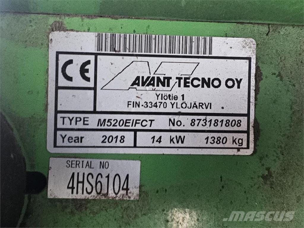 Avant M520 Малые погрузчики