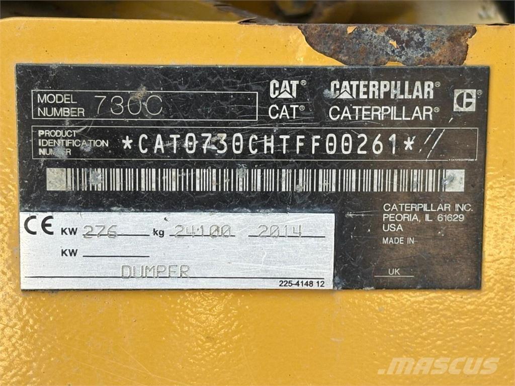 CAT 730 C Шарнирно-сочленённые самосвалы
