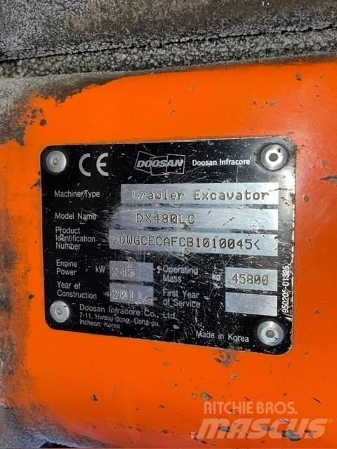 Doosan DX480LC Гусеничные экскаваторы