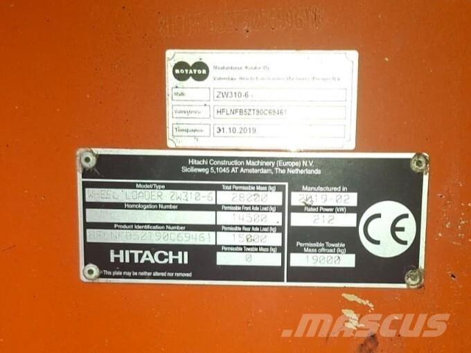 Hitachi ZW 310-6 Фронтальные погрузчики