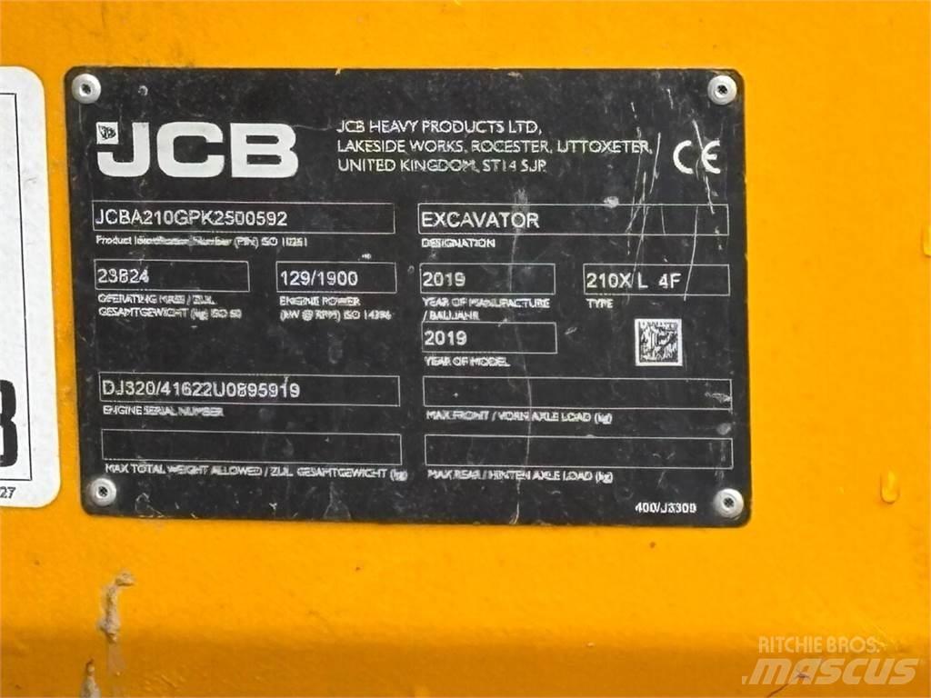 JCB 210 X L 4F Гусеничные экскаваторы