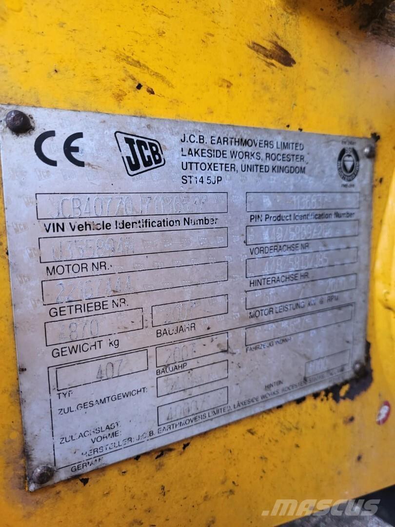 JCB 407 ZX Super Фронтальные погрузчики