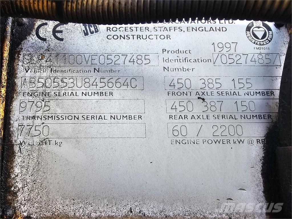 JCB 411 Фронтальные погрузчики