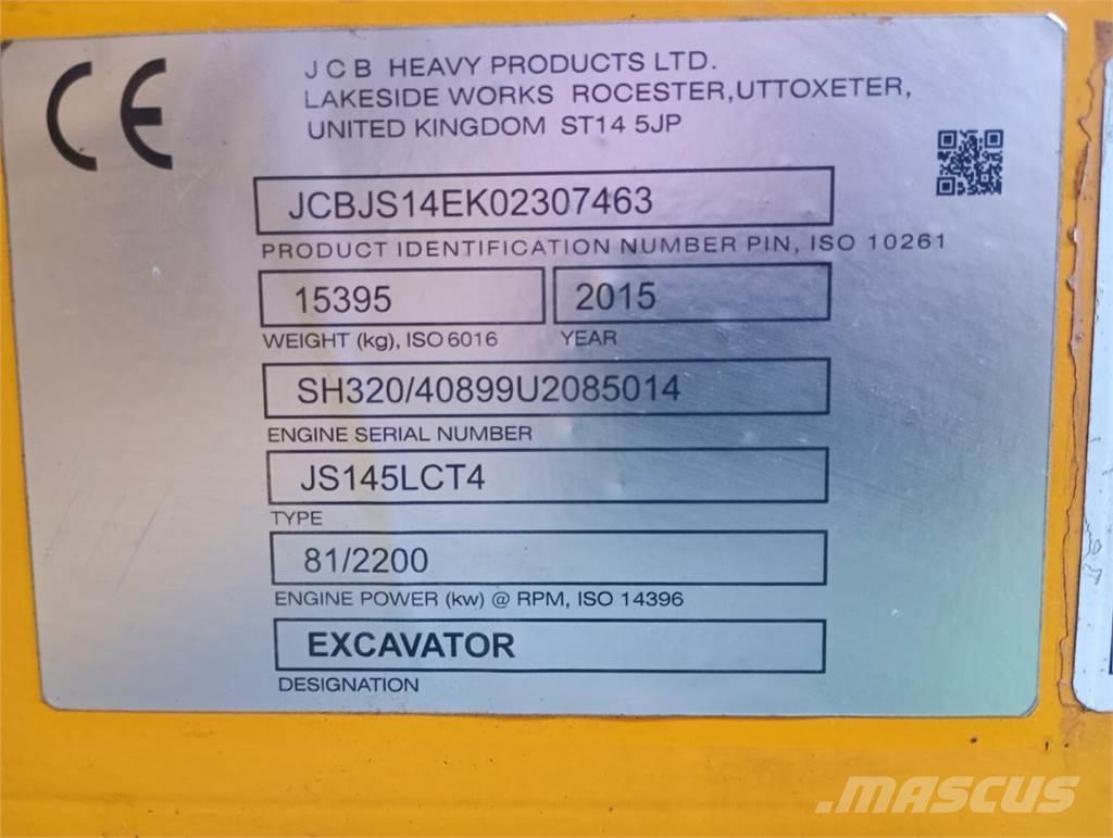 JCB JS 145 Гусеничные экскаваторы
