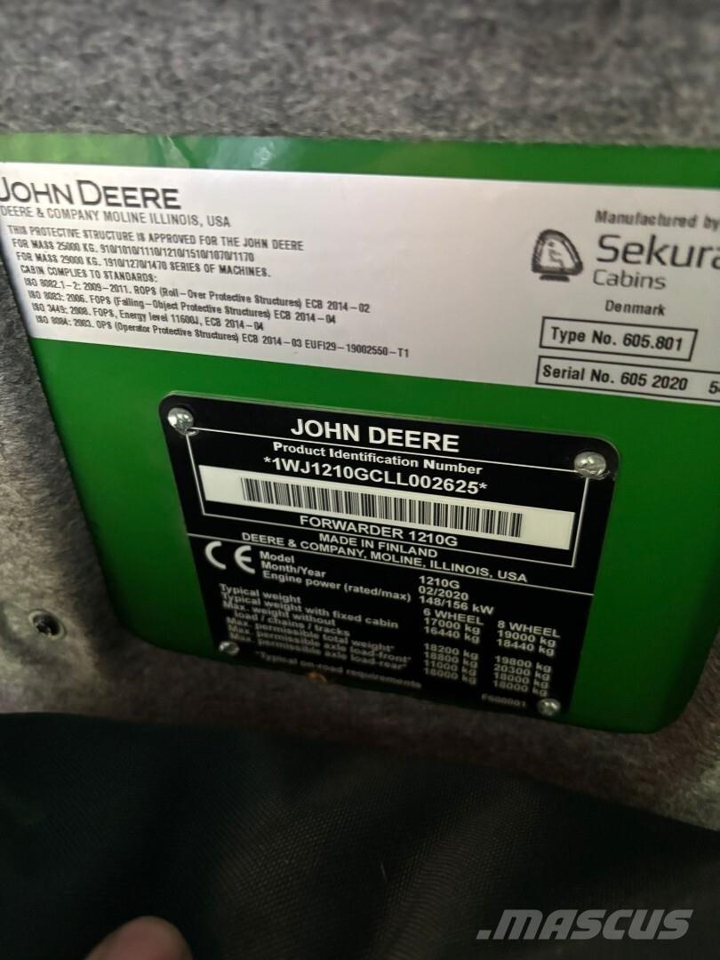 John Deere 1210G Форвардеры