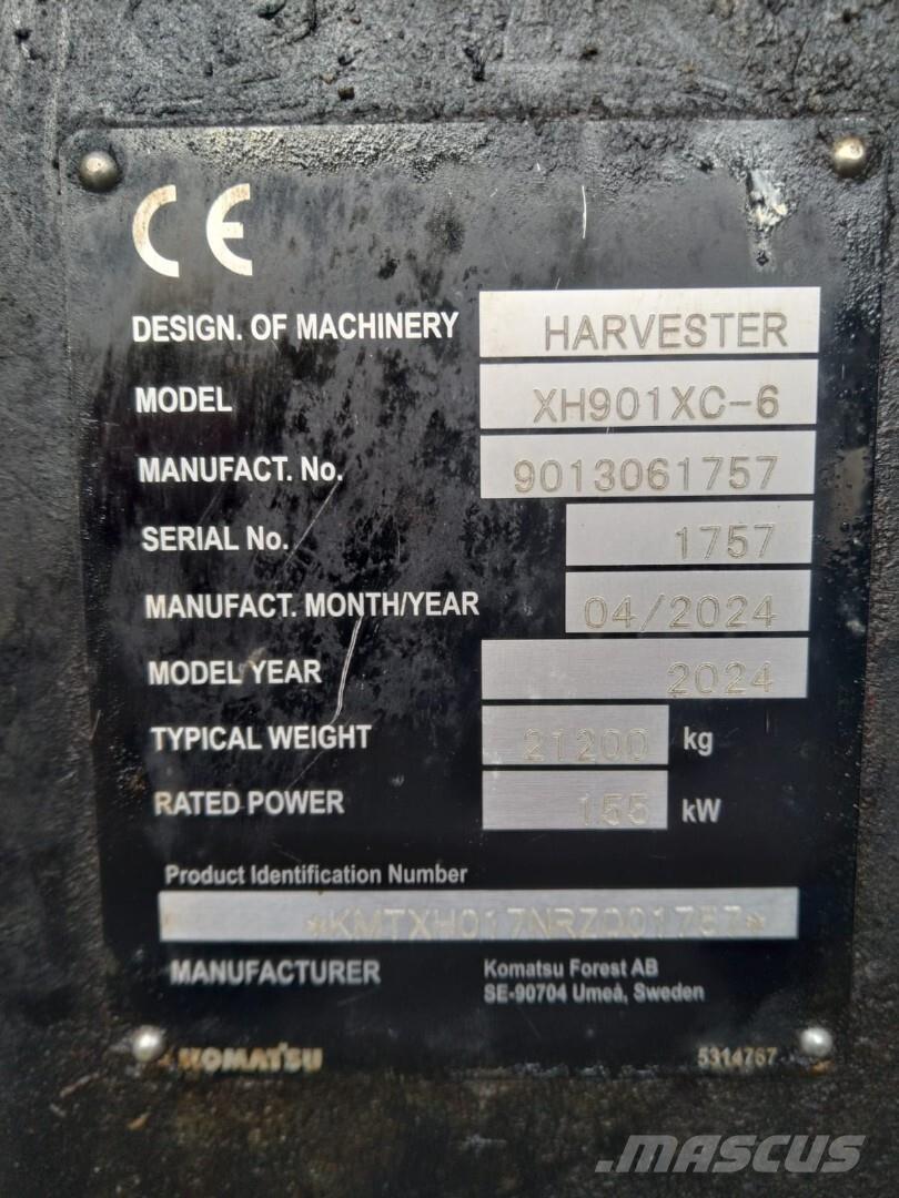 Komatsu 901 XC Харвестеры