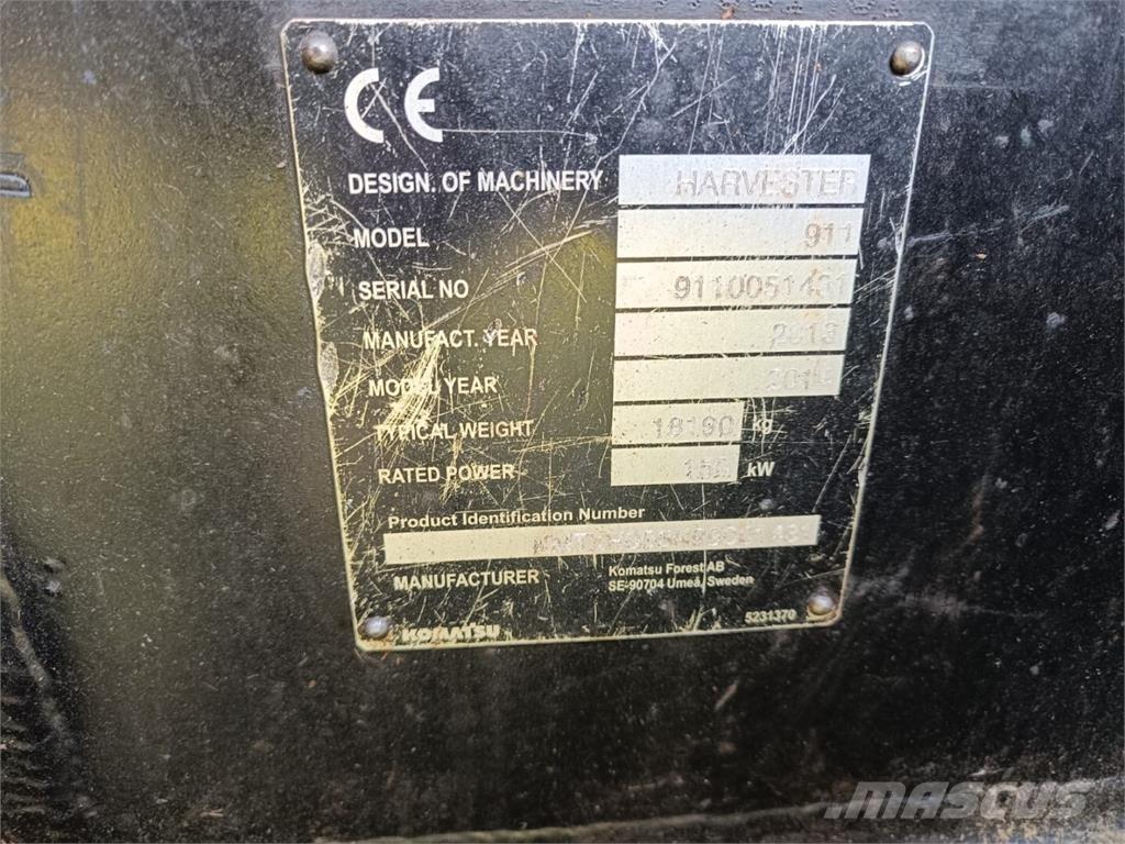 Komatsu 911.5 Харвестеры