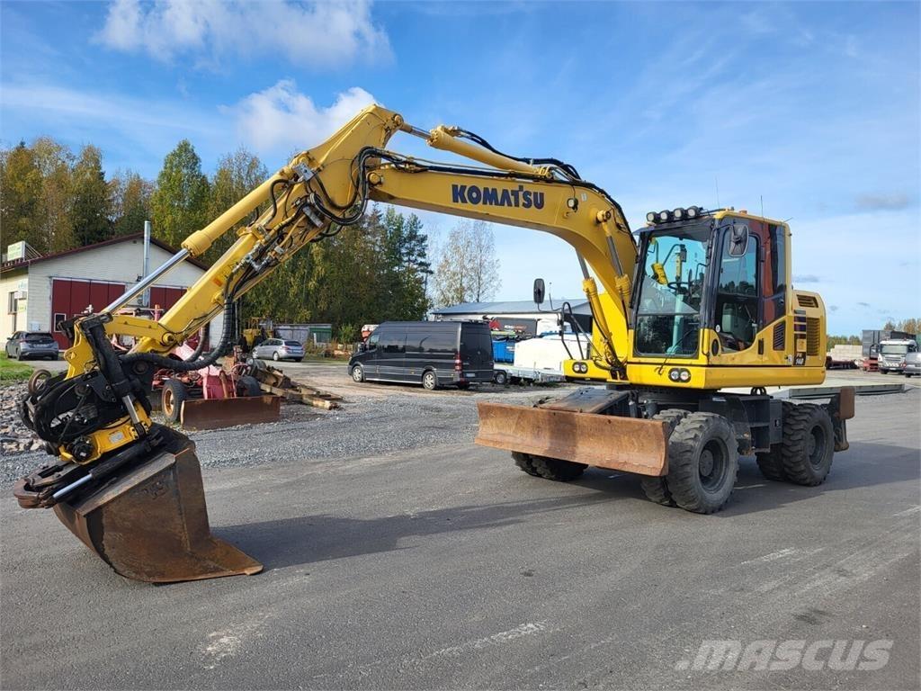 Komatsu PW 148-10 Колёсные экскаваторы