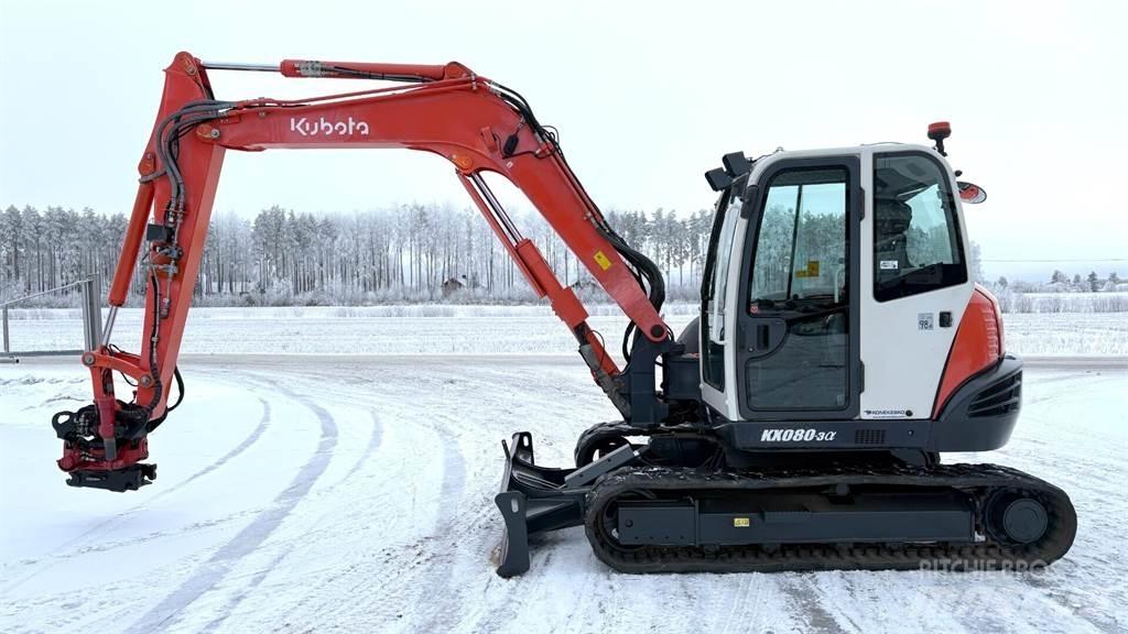 Kubota KX080-3 Малые экскаваторы 7т-12т