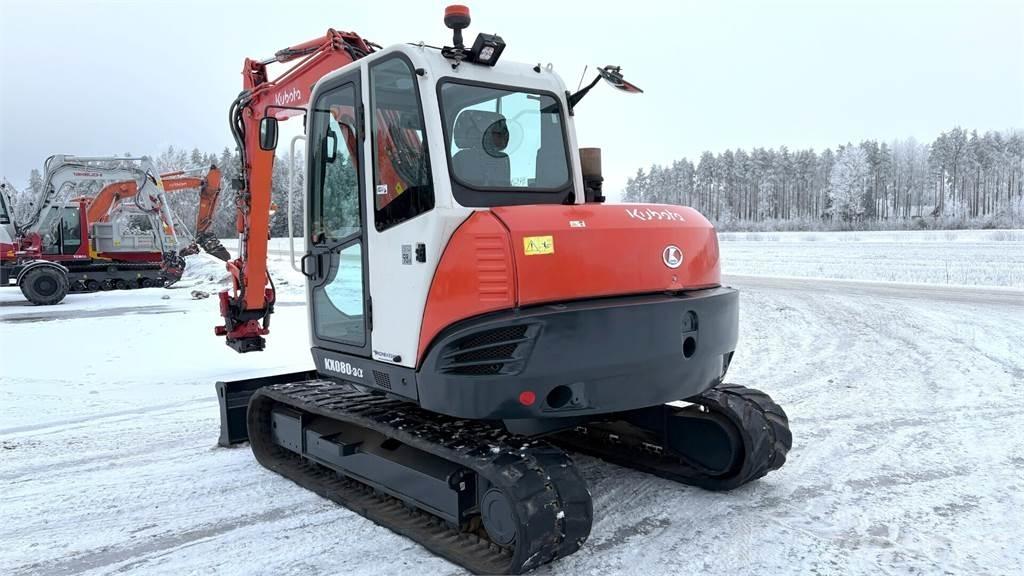 Kubota KX080-3 Малые экскаваторы 7т-12т